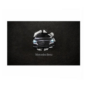 Бумага для упаковки 3D с принтом Mercedes в Екатеринбурге, пластик и полированная сталь | круглая форма, металлическое крепление в виде кольца | Тематика изображения на принте: amg | benz | mercedes | бенс | бенц | кожа | мерседес