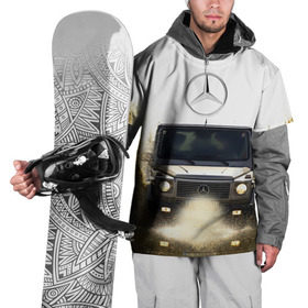 Накидка на куртку 3D с принтом Mercedes в Екатеринбурге, 100% полиэстер |  | Тематика изображения на принте: amg | benz | gelentvagen | mercedes | бенс | бенц | гелентваген | гелик | мерседес
