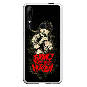 Чехол для Honor P Smart Z с принтом Bring Me The Horizon в Екатеринбурге, Силикон | Область печати: задняя сторона чехла, без боковых панелей | bmth | bring me the horizon | hardcore | rock | музыка | рок