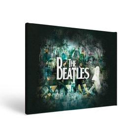 Холст прямоугольный с принтом The Beatles в Екатеринбурге, 100% ПВХ |  | beatles | rock | the beatles | битлз | битлс | битлы | рок