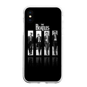 Чехол для iPhone XS Max матовый с принтом The Beatles в Екатеринбурге, Силикон | Область печати: задняя сторона чехла, без боковых панелей | Тематика изображения на принте: beatles | rock | the beatles | битлз | битлс | битлы | рок