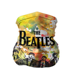 Бандана-труба 3D с принтом The Beatles в Екатеринбурге, 100% полиэстер, ткань с особыми свойствами — Activecool | плотность 150‒180 г/м2; хорошо тянется, но сохраняет форму | beatles | rock | the beatles | битлз | битлс | битлы | рок