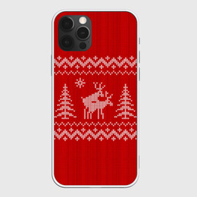 Чехол для iPhone 12 Pro Max с принтом Свитер с оленями в Екатеринбурге, Силикон |  | deer | new year | sweater | winter | зима | новый год | олени | рождество | с новым годом | сhristmas | свитер