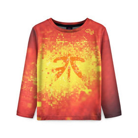 Детский лонгслив 3D с принтом FNATIC CLOTHES COLLECTION в Екатеринбурге, 100% полиэстер | длинные рукава, круглый вырез горловины, полуприлегающий силуэт
 | fnatic