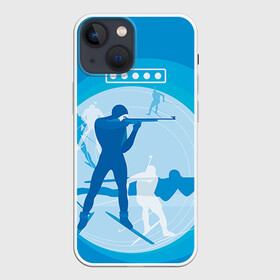 Чехол для iPhone 13 mini с принтом Биатлон в Екатеринбурге,  |  | biathlon | sport | winter | биатлон | биатлонисты | зимние виды спорта | спорт | стрельба