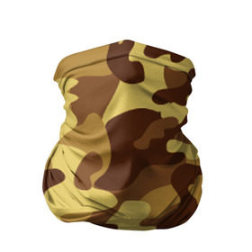 Бандана-труба 3D с принтом Пустынный камуфляж в Екатеринбурге, 100% полиэстер, ткань с особыми свойствами — Activecool | плотность 150‒180 г/м2; хорошо тянется, но сохраняет форму | camo | camouflage | military | камо