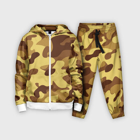 Детский костюм 3D с принтом Пустынный камуфляж в Екатеринбурге,  |  | camo | camouflage | military | камо