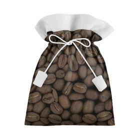 Подарочный 3D мешок с принтом Кофе в Екатеринбурге, 100% полиэстер | Размер: 29*39 см | Тематика изображения на принте: зёр | зерно | кофе | макро | обои | текстуры | фон | фото