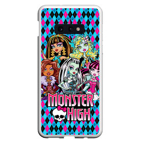 Чехол для Samsung S10E с принтом Monster High в Екатеринбурге, Силикон | Область печати: задняя сторона чехла, без боковых панелей | Тематика изображения на принте: монстер хай