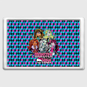 Магнит 45*70 с принтом Monster High в Екатеринбурге, Пластик | Размер: 78*52 мм; Размер печати: 70*45 | монстер хай