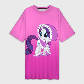 Платье-футболка 3D с принтом My Little Pony в Екатеринбурге,  |  | friendship is magic | mlp | my little pony | pinky pie | pony | swag | дружба | литл пони | мой маленький пони | пони | поняши | поняшки | сваг | свэг | чудо