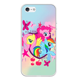 Чехол для iPhone 5/5S матовый с принтом My Little Pony в Екатеринбурге, Силикон | Область печати: задняя сторона чехла, без боковых панелей | friendship is magic | mlp | my little pony | pinky pie | pony | swag | дружба | литл пони | мой маленький пони | пони | поняши | поняшки | сваг | свэг | чудо