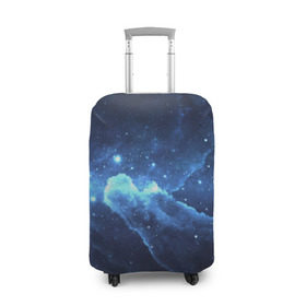 Чехол для чемодана 3D с принтом Космос в Екатеринбурге, 86% полиэфир, 14% спандекс | двустороннее нанесение принта, прорези для ручек и колес | галактика | звезды | туманность