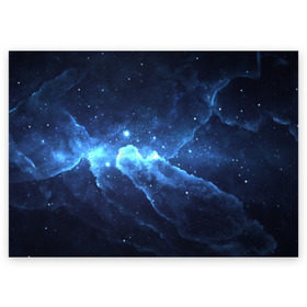 Поздравительная открытка с принтом Космос в Екатеринбурге, 100% бумага | плотность бумаги 280 г/м2, матовая, на обратной стороне линовка и место для марки
 | Тематика изображения на принте: галактика | звезды | туманность