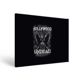 Холст прямоугольный с принтом Hollywood Undead в Екатеринбурге, 100% ПВХ |  | хип хоп