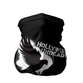 Бандана-труба 3D с принтом Hollywood Undead в Екатеринбурге, 100% полиэстер, ткань с особыми свойствами — Activecool | плотность 150‒180 г/м2; хорошо тянется, но сохраняет форму | хип хоп