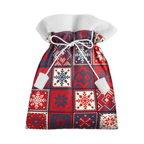 Подарочный 3D мешок с принтом Лоскутное шитьё в Екатеринбурге, 100% полиэстер | Размер: 29*39 см | лоскут | одежда | текстура | ткань | шитьё