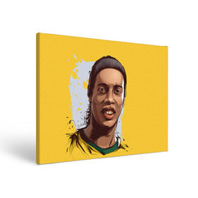 Холст прямоугольный с принтом Ronaldinho в Екатеринбурге, 100% ПВХ |  | Тематика изображения на принте: football | ronaldinho | роналдиньо | футбол | футболист