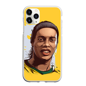 Чехол для iPhone 11 Pro Max матовый с принтом Ronaldinho в Екатеринбурге, Силикон |  | Тематика изображения на принте: football | ronaldinho | роналдиньо | футбол | футболист