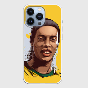 Чехол для iPhone 13 Pro с принтом Ronaldinho в Екатеринбурге,  |  | Тематика изображения на принте: football | ronaldinho | роналдиньо | футбол | футболист