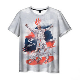 Мужская футболка 3D с принтом Beckham в Екатеринбурге, 100% полиэфир | прямой крой, круглый вырез горловины, длина до линии бедер | beckham | football | manchestar | real madrid | бекхем | бэкхем | дэвид бэкхем | манчестер юнайтед | реал мадрид | футбол | футболист