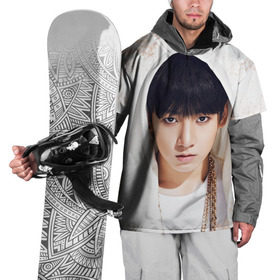 Накидка на куртку 3D с принтом Jeon Jung Kook в Екатеринбурге, 100% полиэстер |  | bangtan | bangtan boys | bts | bulletproof boy scouts | jeon jung kook | jungkook | k pop | korea | kpop | бантаны | гук | гукки | к поп | корея | кпоп | чон гук | чон чон гук | чонгук