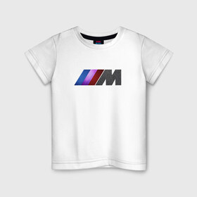 Детская футболка хлопок с принтом BMW M texture в Екатеринбурге, 100% хлопок | круглый вырез горловины, полуприлегающий силуэт, длина до линии бедер | 5 | bmw | m | бмв | м