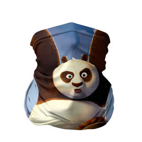Бандана-труба 3D с принтом Кунг фу панда в Екатеринбурге, 100% полиэстер, ткань с особыми свойствами — Activecool | плотность 150‒180 г/м2; хорошо тянется, но сохраняет форму | kung fu | kung fu panda | panda | кунг фу | кунг фу панда | кунгфу | панда. кунг фу | по