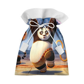 Подарочный 3D мешок с принтом Кунг фу панда в Екатеринбурге, 100% полиэстер | Размер: 29*39 см | kung fu | kung fu panda | panda | кунг фу | кунг фу панда | кунгфу | панда. кунг фу | по