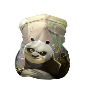 Бандана-труба 3D с принтом Кунг фу панда в Екатеринбурге, 100% полиэстер, ткань с особыми свойствами — Activecool | плотность 150‒180 г/м2; хорошо тянется, но сохраняет форму | kung fu | kung fu panda | panda | кунг фу | кунг фу панда | кунгфу | панда. кунг фу | по