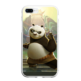 Чехол для iPhone 7Plus/8 Plus матовый с принтом Кунг фу панда в Екатеринбурге, Силикон | Область печати: задняя сторона чехла, без боковых панелей | Тематика изображения на принте: kung fu | kung fu panda | panda | кунг фу | кунг фу панда | кунгфу | панда. кунг фу | по
