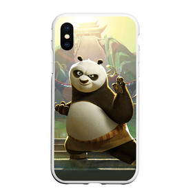Чехол для iPhone XS Max матовый с принтом Кунг фу панда в Екатеринбурге, Силикон | Область печати: задняя сторона чехла, без боковых панелей | Тематика изображения на принте: kung fu | kung fu panda | panda | кунг фу | кунг фу панда | кунгфу | панда. кунг фу | по