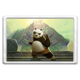 Магнит 45*70 с принтом Кунг фу панда в Екатеринбурге, Пластик | Размер: 78*52 мм; Размер печати: 70*45 | Тематика изображения на принте: kung fu | kung fu panda | panda | кунг фу | кунг фу панда | кунгфу | панда. кунг фу | по