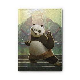 Обложка для автодокументов с принтом Кунг фу панда в Екатеринбурге, натуральная кожа |  размер 19,9*13 см; внутри 4 больших “конверта” для документов и один маленький отдел — туда идеально встанут права | kung fu | kung fu panda | panda | кунг фу | кунг фу панда | кунгфу | панда. кунг фу | по