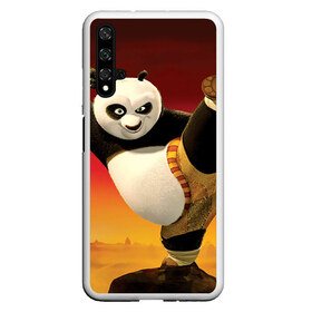 Чехол для Honor 20 с принтом Кунг фу панда в Екатеринбурге, Силикон | Область печати: задняя сторона чехла, без боковых панелей | kung fu | kung fu panda | panda | кунг фу | кунг фу панда | кунгфу | панда. кунг фу | по