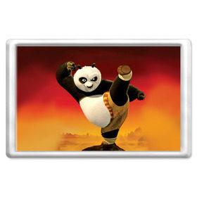 Магнит 45*70 с принтом Кунг фу панда в Екатеринбурге, Пластик | Размер: 78*52 мм; Размер печати: 70*45 | Тематика изображения на принте: kung fu | kung fu panda | panda | кунг фу | кунг фу панда | кунгфу | панда. кунг фу | по