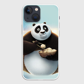 Чехол для iPhone 13 mini с принтом Кунг фу панда в Екатеринбурге,  |  | Тематика изображения на принте: панда