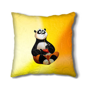 Подушка 3D с принтом Кунг фу панда в Екатеринбурге, наволочка – 100% полиэстер, наполнитель – холлофайбер (легкий наполнитель, не вызывает аллергию). | состоит из подушки и наволочки. Наволочка на молнии, легко снимается для стирки | kung fu | kung fu panda | panda | кунг фу | кунг фу панда | кунгфу | панда. кунг фу | по