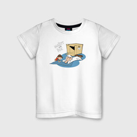 Детская футболка хлопок с принтом Назад в будущее в Екатеринбурге, 100% хлопок | круглый вырез горловины, полуприлегающий силуэт, длина до линии бедер | 