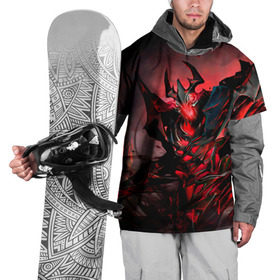 Накидка на куртку 3D с принтом Shadow Fiend в Екатеринбурге, 100% полиэстер |  | Тематика изображения на принте: dota | shadow fiend | дота