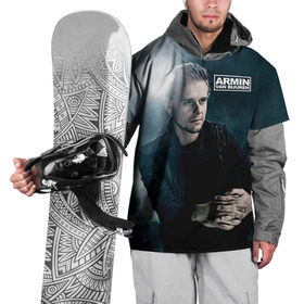 Накидка на куртку 3D с принтом Armin Van Buuren в Екатеринбурге, 100% полиэстер |  | addicted | buuren | van | аrmin | армен | бюрен | ван