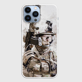 Чехол для iPhone 13 Pro Max с принтом ФСБ Альфа в Екатеринбурге,  |  | Тематика изображения на принте: армия | военный | рф | служба | стрелок | структура