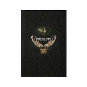 Обложка для паспорта матовая кожа с принтом Imagine dragons в Екатеринбурге, натуральная матовая кожа | размер 19,3 х 13,7 см; прозрачные пластиковые крепления | dragons | imagine | rock | драгонз | имэджн | рок