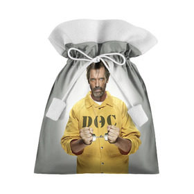 Подарочный 3D мешок с принтом Доктор Хаус в Екатеринбурге, 100% полиэстер | Размер: 29*39 см | doctor | house | все лгут | доктор | лори | хауз | хаус | хью