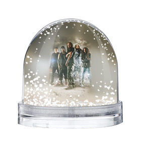 Снежный шар с принтом KoЯn в Екатеринбурге, Пластик | Изображение внутри шара печатается на глянцевой фотобумаге с двух сторон | korn | metal | rock | группы | корн | метал | рок