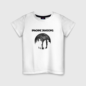 Детская футболка хлопок с принтом Imagine dragons в Екатеринбурге, 100% хлопок | круглый вырез горловины, полуприлегающий силуэт, длина до линии бедер | dragons | imagine | rock | драгонз | имэдж | рок