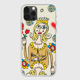 Чехол для iPhone 12 Pro Max с принтом Червовая дама в Екатеринбурге, Силикон |  | Тематика изображения на принте: 14 февраля | love | влюбленные | карты | королева | король | лав | любовь | пара | парные | подарок