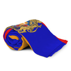 Плед 3D с принтом Герб и флаг Армении в Екатеринбурге, 100% полиэстер | закругленные углы, все края обработаны. Ткань не мнется и не растягивается | armenia | армения | герб | флаг