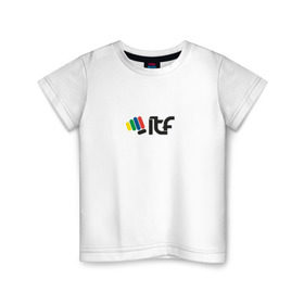 Детская футболка хлопок с принтом Taekwondo ITF в Екатеринбурге, 100% хлопок | круглый вырез горловины, полуприлегающий силуэт, длина до линии бедер | Тематика изображения на принте: тхэквондо