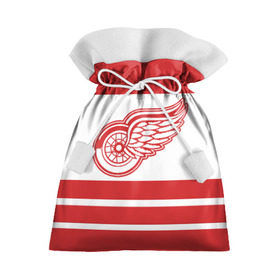 Подарочный 3D мешок с принтом Detroit Red Wings в Екатеринбурге, 100% полиэстер | Размер: 29*39 см | Тематика изображения на принте: detroit red wings | hockey | nhl | нхл | спорт | хоккей
